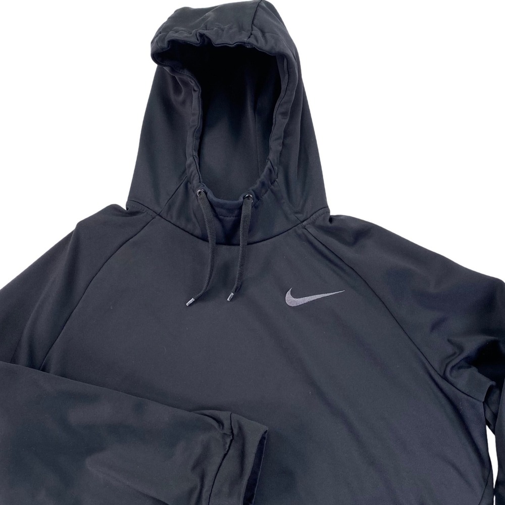 Nike Dri-FIT Pullover Hoodie Mens Large‎ Black 826671-010 Training Sweatshirt